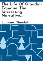 The_life_of_Olaudah_Equiano