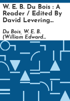 W__E__B__Du_Bois___a_reader___edited_by_David_Levering_Lewis
