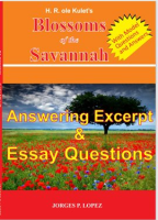 H_R_ole_Kulet_s_Blossoms_of_the_Savannah__Answering_Excerpt___Essay_Questions